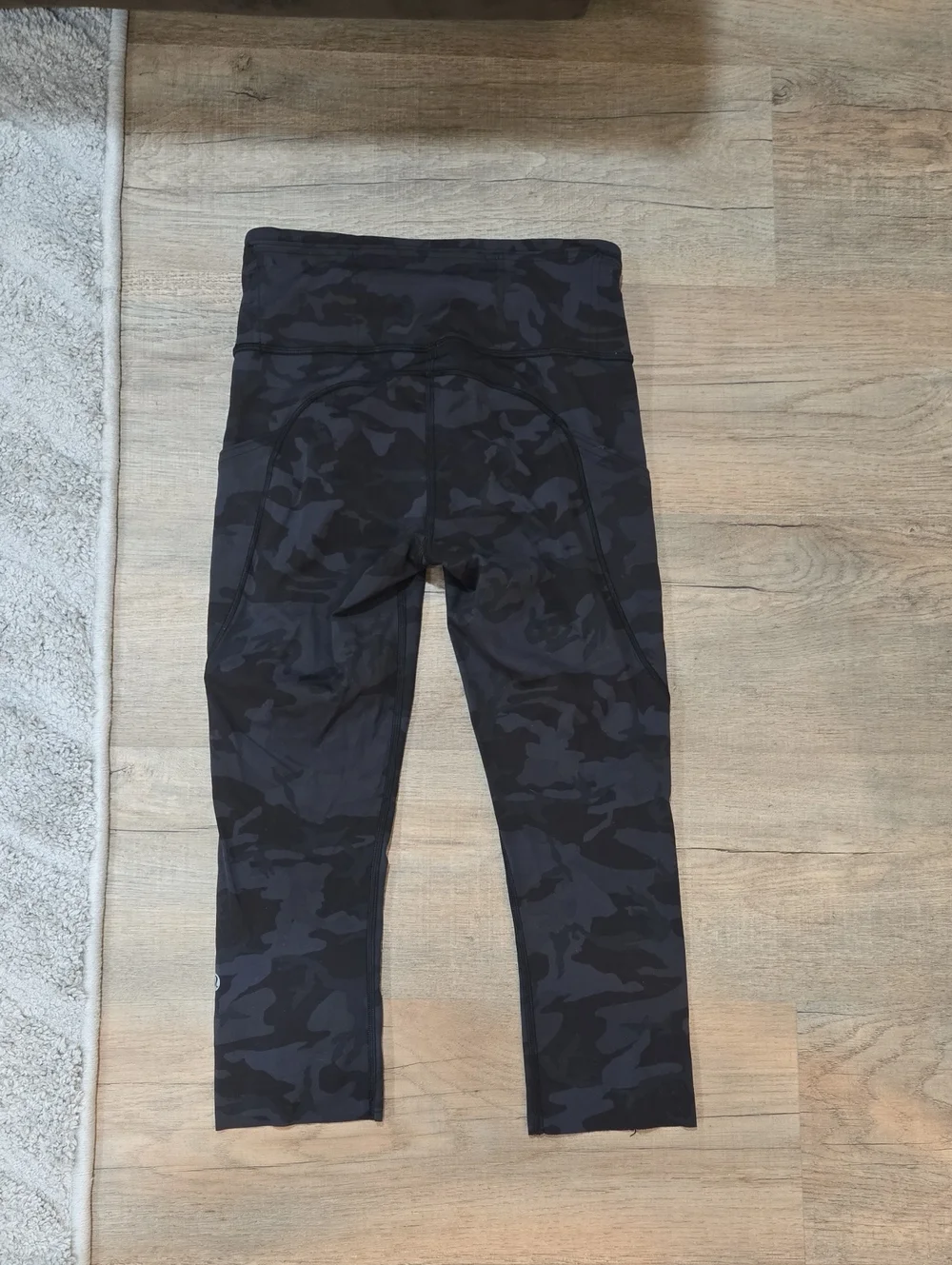 lululemon athletica Black Camo High-Rise Capri